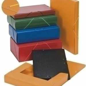 CARPETA PROYECTOS CARTON FORRADO L.5 CM ROJO