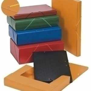 CARPETA PROYECTOS CARTON FORRADO L.9 CM VERDE