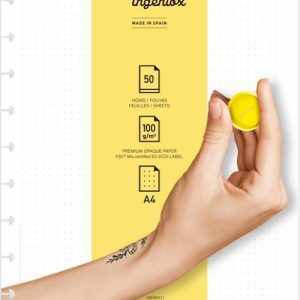 RECAMBIO CUADERNO INGENIOX A4 50 HOJAS DOTS EXTRAIBLE
