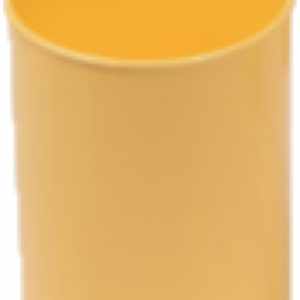 CUBILETE DE PLASTICO OPACO PASTEL AMARILLO
