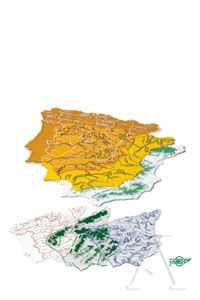 BOLSA 3 PLANTILLAS MAPA DE ESPAÑA 15X12