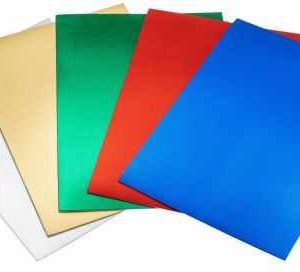 PACK 3 LAMINAS GOMA EVA METALIZADA PLATA 40X60