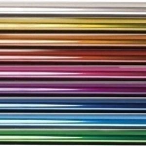 Rollo 25 hojas microperforadas papel celofan azul 0.50x16.25 m