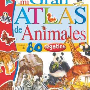 Mi gran atlas de animales con pegatinas SUSAETA EDICIONES