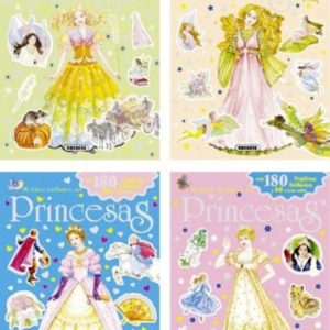 Mi libro brillante de hadas y princesas con pegatinas (4 Títulos) SUSAETA EDICIONES