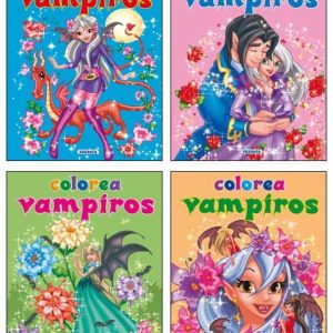 Colorea vampiros (4 Títulos) SUSAETA EDICIONES