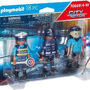 SET DE FIGURAS POLICIA PLAYMOBIL