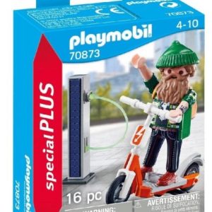 HIPSTER CON E-SCOOTER PLAYMOBIL