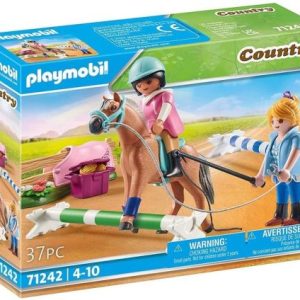 CLASE DE EQUITACION PLAYMOBIL