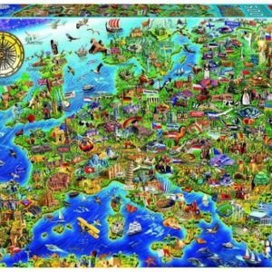 MAPA DE EUROPA PUZZLE 500 PIEZAS