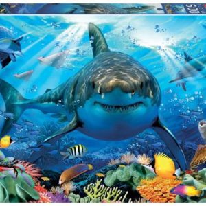 GRAN TIBURON BLANCO PUZZLE 500 PIEZAS