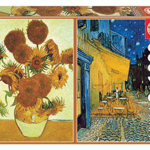 LOS GIRASOLES + TERRAZA DE CAFE POR LA NOCHE