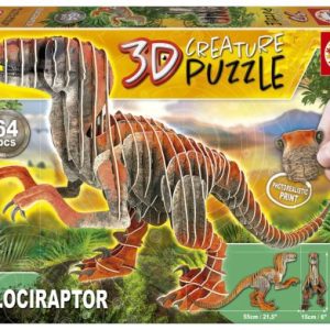 VELOCIRAPTOR 3D CREATURE PUZZLE