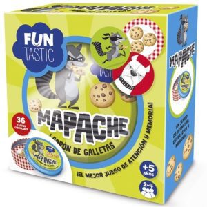 CARTAS REDONDAS FUNTASTIC MAPACHE