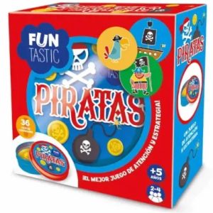CARTAS REDONDAS FUNTASTIC PIRATAS