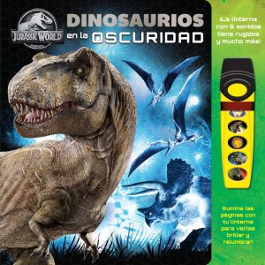 DINOSAURIOS EN LA OSCURIDAD. JURASSIC WORLD GLOW FAB PI KIDS