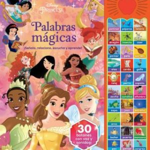 PALABRAS MÁGICAS DISNEY PRINCESAS 30 BOTONES CON SONIDO PI KIDS
