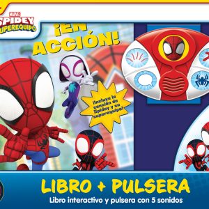 EN ACCIÓN. LIBRO INTERACTIVO Y PULSERA CON SONIDOS SPIDEY WSBS PI KIDS