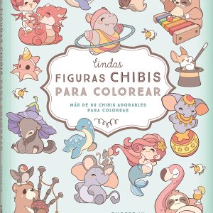 LINDAS FIGURAS CHIBI PARA COLOREAR ILUSBOOKS