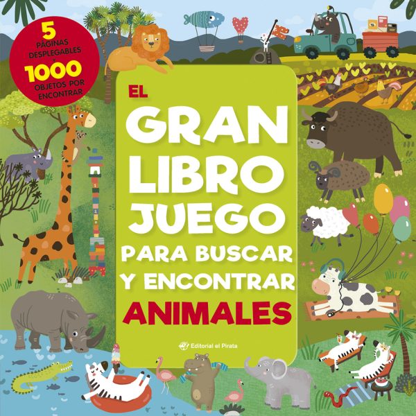El gran libro juego para buscar y encontrar animales DEL PIRATA