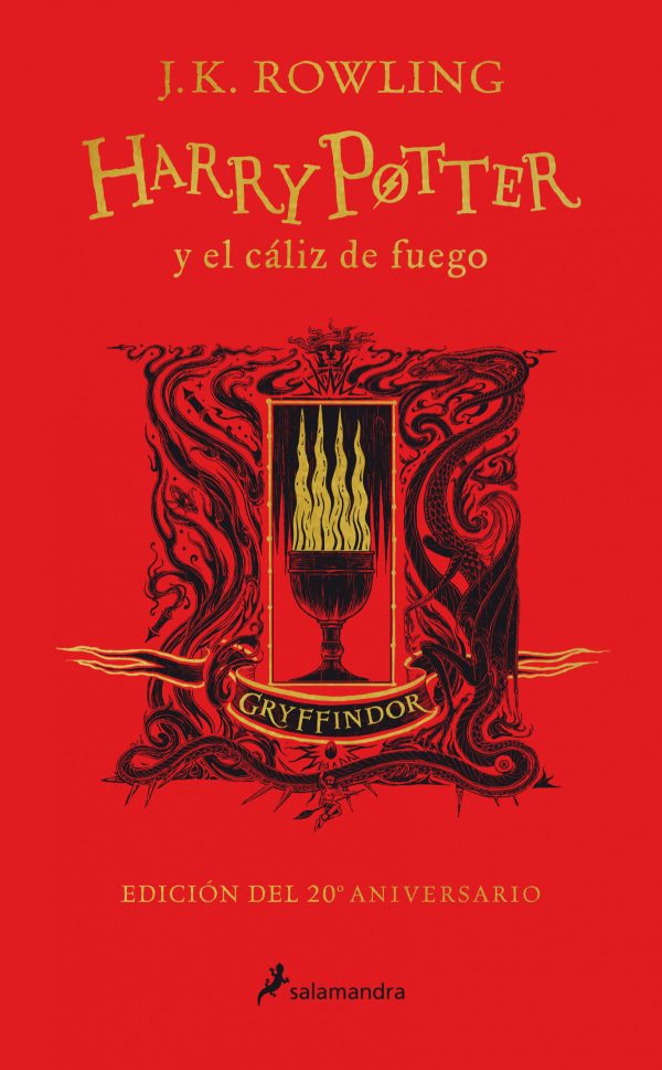 Harry Potter y el cáliz de fuego (edición Gryffindor de 20º aniversario) (Harry Potter 4) SALAMANDRA