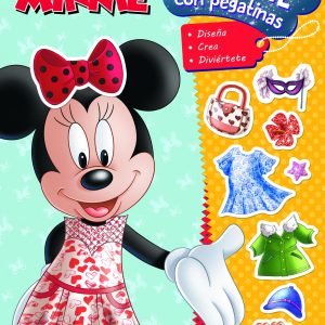 Minnie. Vísteme con pegatinas DISNEY LIBROS