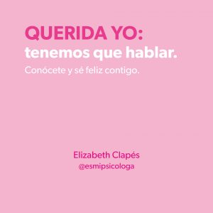 Querida yo: tenemos que hablar MONTENA
