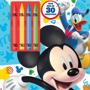 Mickey. Libro para colorear con ceras DISNEY LIBROS