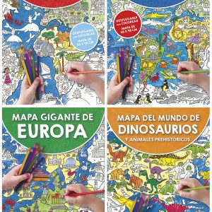 MAPA GIGANTE PARA COLOREAR SUSAETA EDICIONES