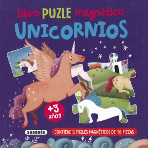 Libro puzle magnético. Unicornios SUSAETA EDICIONES