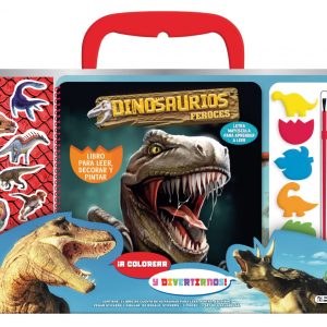 ¡ A COLOREAR Y DIVERTIRNOS ! DINOSAURIOS FEROCES SALDAÑA