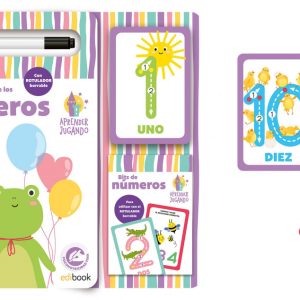 APRENDER JUGANDO LIBRO CARTÓN+ BITS - NÚMEROS SALDAÑA