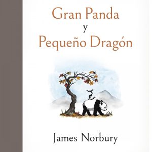 Gran panda y pequeño dragón NUBE DE TINTA