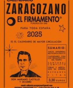 Calendario Zaragozano 2025 CALENDARIO ZARAGOZANO