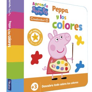 Peppa Pig. Libro de cartón - Aprende Creatividad con Peppa Pig. Peppa y los colores (+3 años) BEASCOA