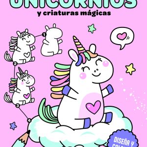 UNICORNIOS Y CRIATURAS MAGICAS- DISEÑA Y COLOREA LIBSA