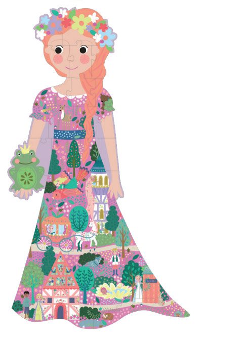 Puzzle princesa vista real Floss and rock Valencia