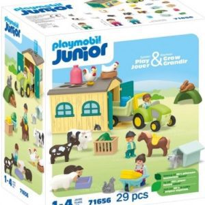 AVENTURA EN LA GRANJA CON TRACTOR PLAYMOBIL JUNIOR