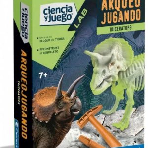 Arqueojugando triceratops fluor dinosaurios