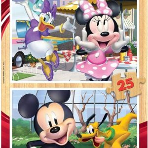 PUZZLE MICKEY &FRIENDS 2X25 PIEZAS