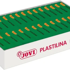 C/30 TACOS PLASTILINA JOVI 70 PEQUEÑA 50G. VERDE OSCURO