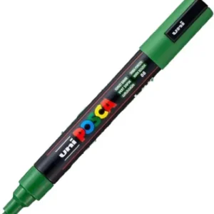 MARCADOR UNI-POSCA PC5M COLOR VERDE BOSQUE PUNTA 1,8-2,5MM