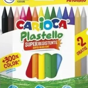 ESTUCHE 12+2 PLASTICERAS CARIOCACOLOR PLASTELLO