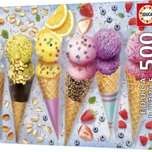 PUZZLE 500 PIEZAS HELADOS