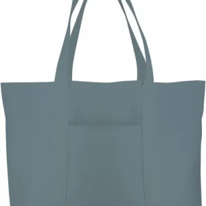 BOLSA TOTE BAG COTTON AZUL 56x37x16cm