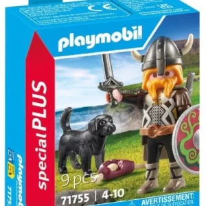VIKINGO CON PERRO GUARDIAN PLAYMOBIL