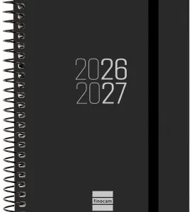 AGENDA ESCOLAR 26-27 E10 DP ESPIR NEGRO ESPIRAL