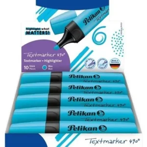 C/10 marcador fluorescente textmarker 490 azul