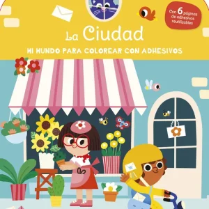 Mi mundo para colorear con adhesivos. La ciudad YOYO 2025