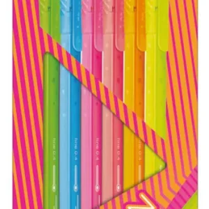Estuche 6 rotuladores graph peps neon punta fina 0,4mm